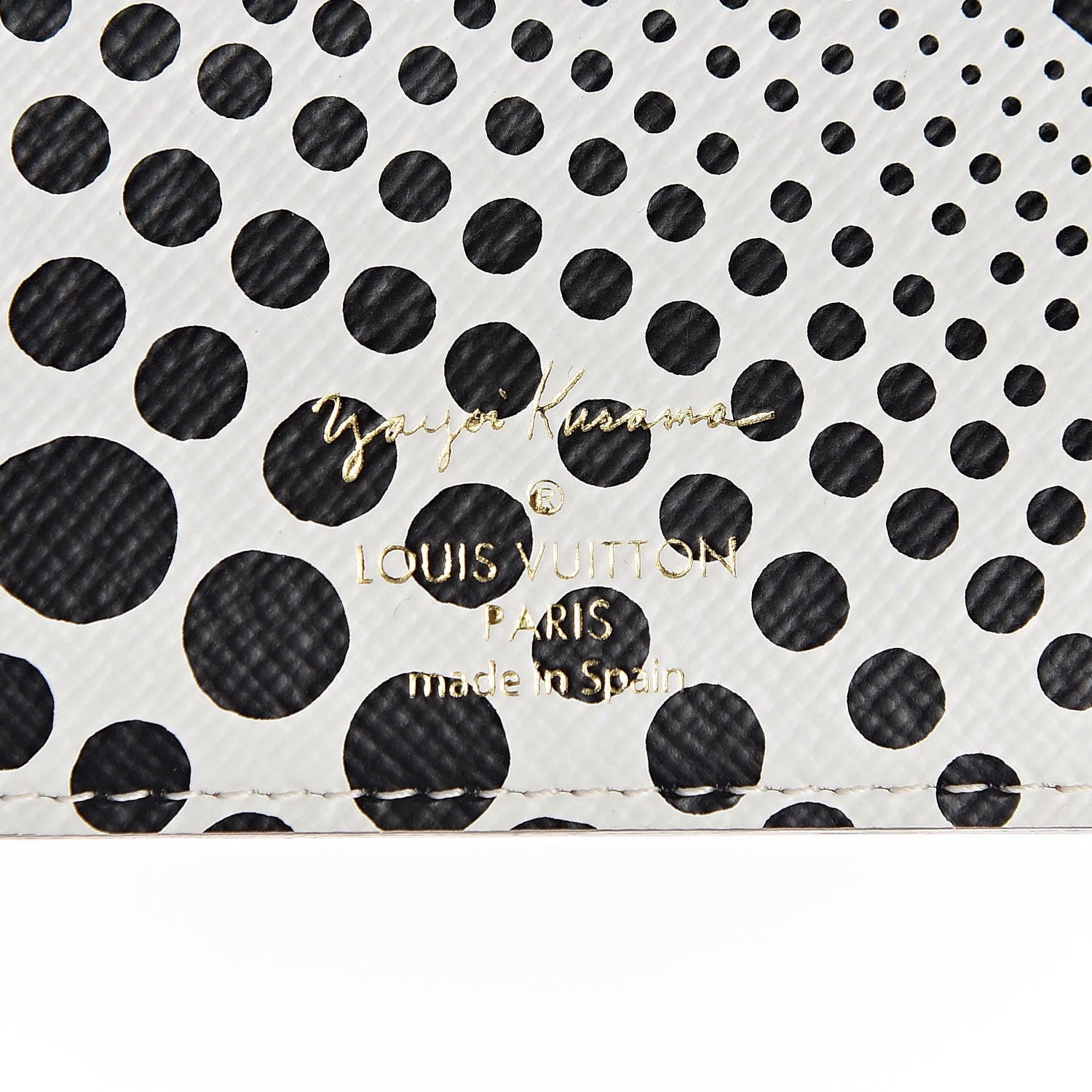 Louis Vuitton Monogram Kusama Waves Insolite Wallet White 6 of 8