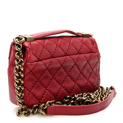 Chanel Calfskin Quilted Mini Urban Day Flap Red 3 of 10