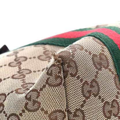 Gucci Monogram Medium Jolicoeur Tote Dark Brown 8 of 11