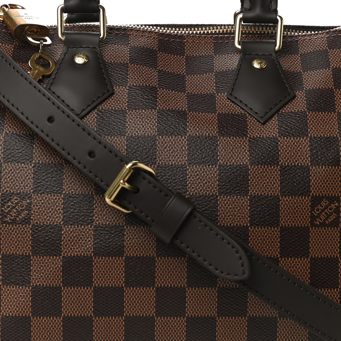Damier Ebene Speedy Bandouliere 25