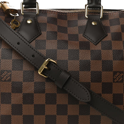 Louis Vuitton Damier Ebene Speedy Bandouliere 25 8 of 12