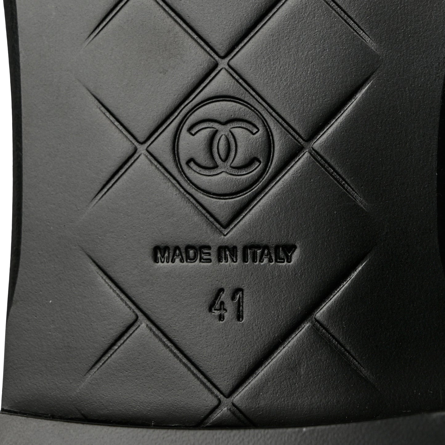 Lambskin Quilted CC Turnlock Loafers 41 Black