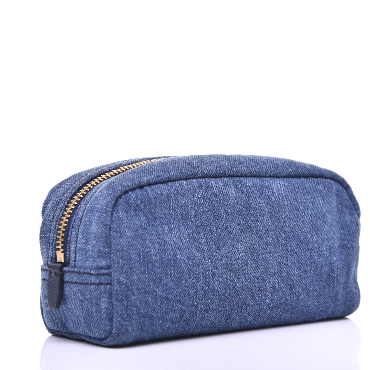 Denim Cosmetic Pouch Bleu