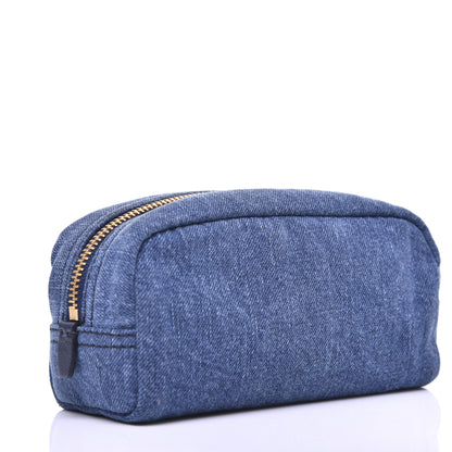 Prada Denim Cosmetic Pouch Bleu 3 of 10