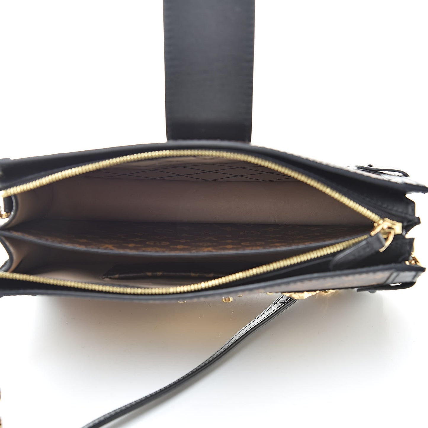 Reverse Monogram Trunk Clutch