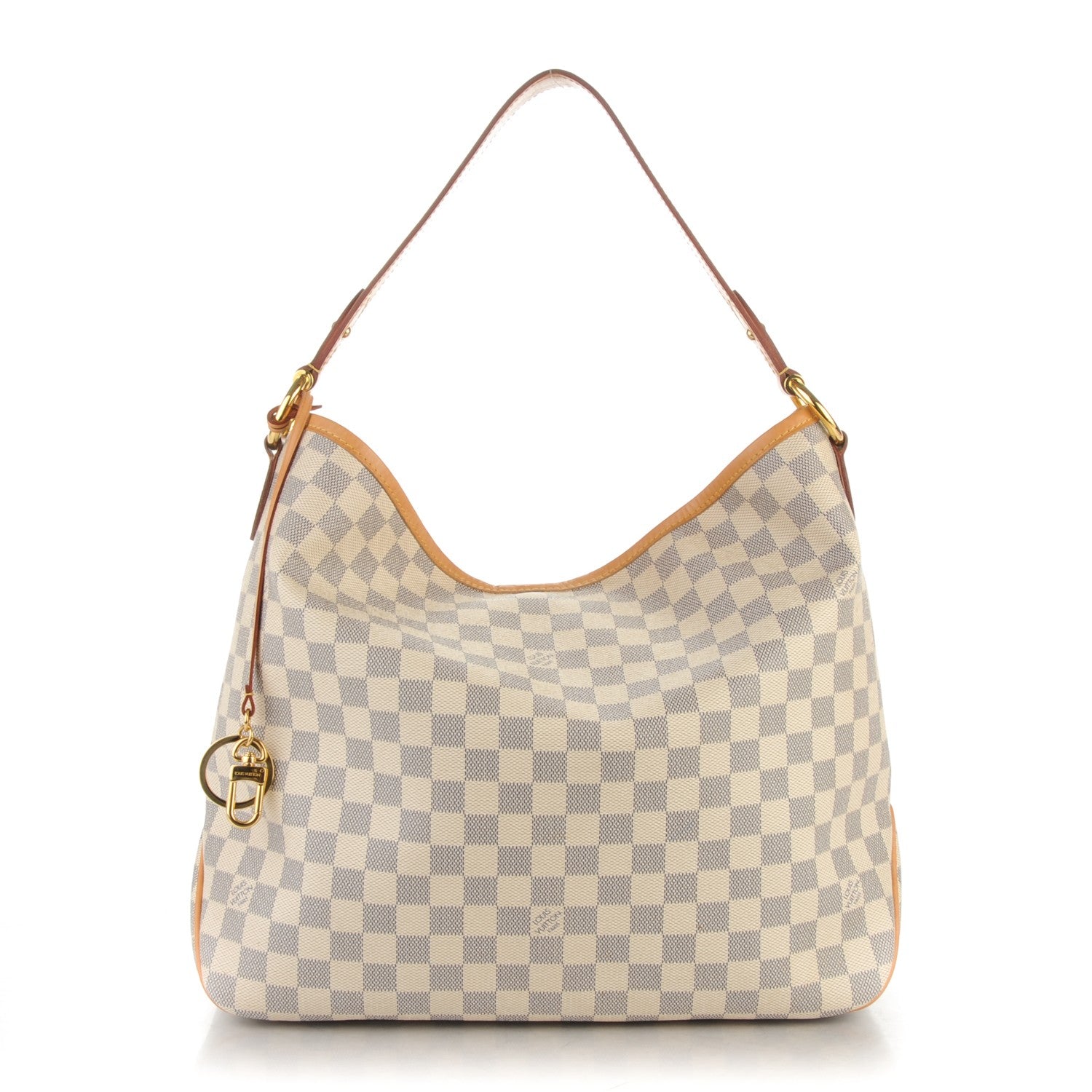 Louis Vuitton Damier Azur Delightful MM Pink 1 of 8