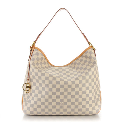 Louis Vuitton Damier Azur Delightful MM Pink 1 of 8
