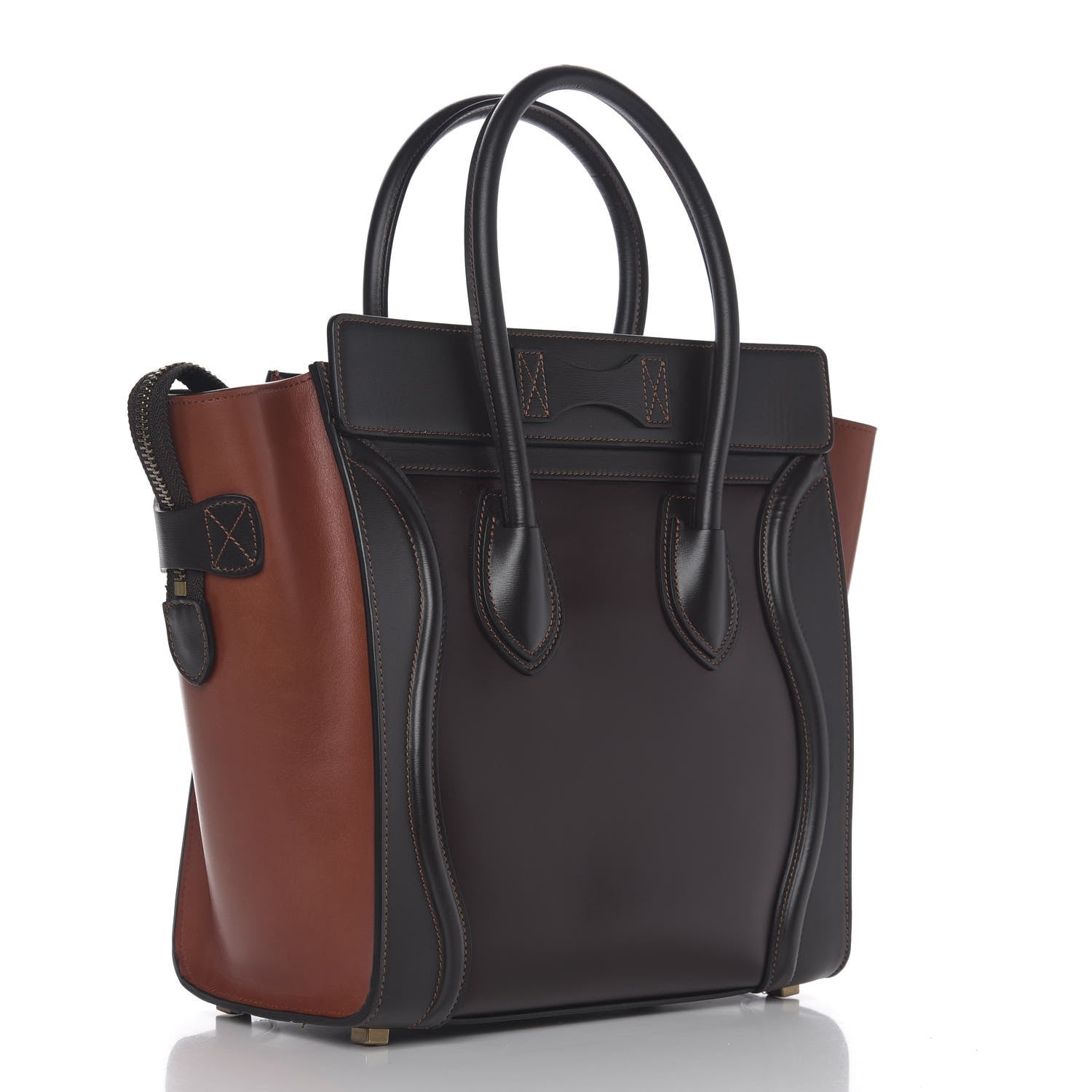 Celine Satin Smooth Calfskin Micro Tri-Color Luggage 2 of 12
