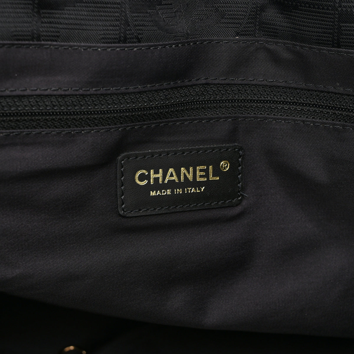 Chanel Nylon Medium Travel Tote Black 6 of 10