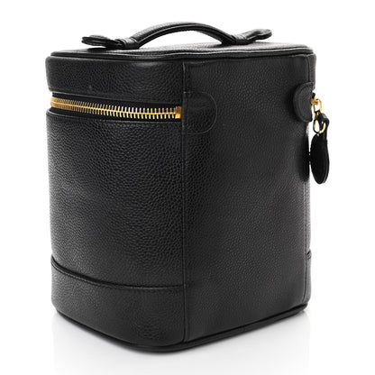 Chanel Caviar Vanity Cosmetic Case Black 3 of 8