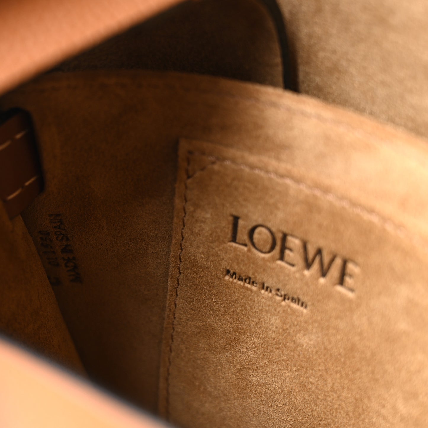 Grained Calfskin Small Gate Crossbody Bag Caramel Pecan