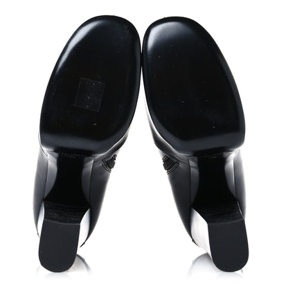 Saint Laurent Calfskin Mina Boots 38 Black 6 of 8