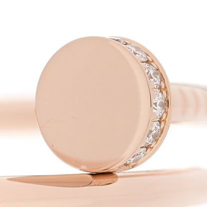 Cartier 18K Pink Gold Diamond Small Juste Un Clou Bracelet 15 3 of 4