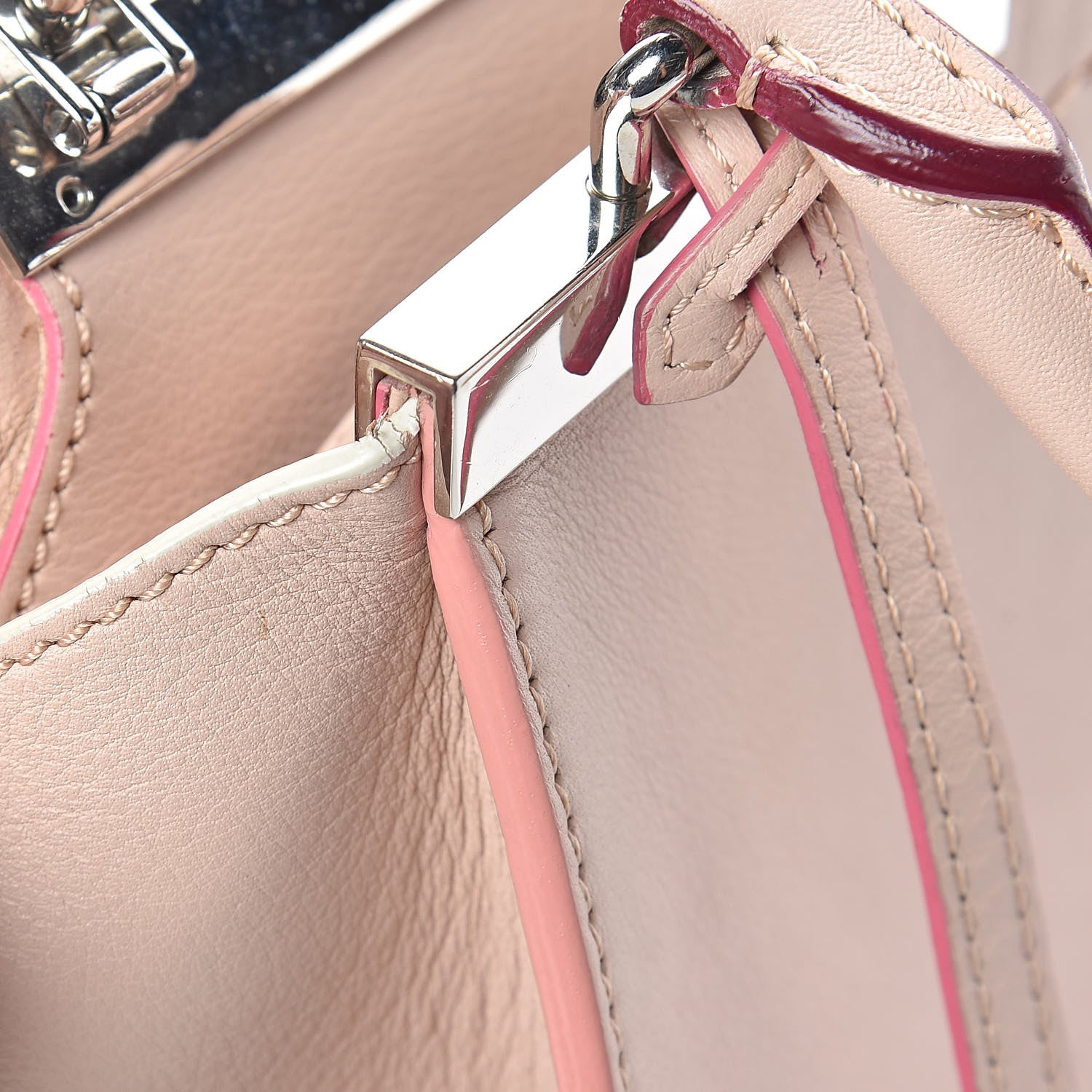 Fendi Vitello Dolce Mini 3Jours Tote Plaster 14 of 14