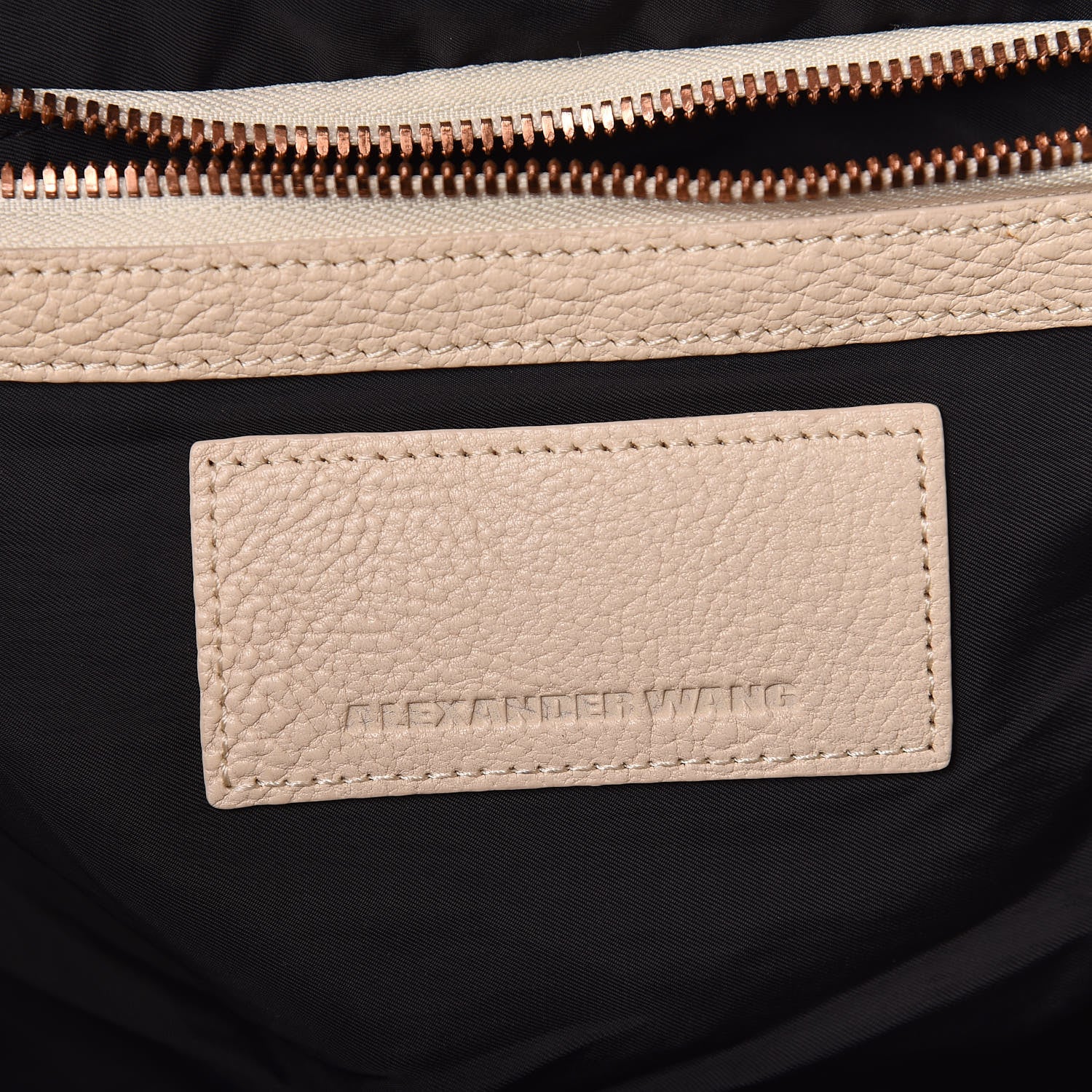 Alexander Wang Pebbled Calfskin Large Emile Eggshell 8 of 12