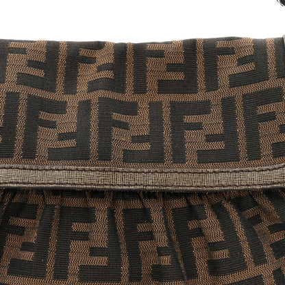 Fendi Zucca Small Chef Shoulder Bag Tobacco 8 of 12