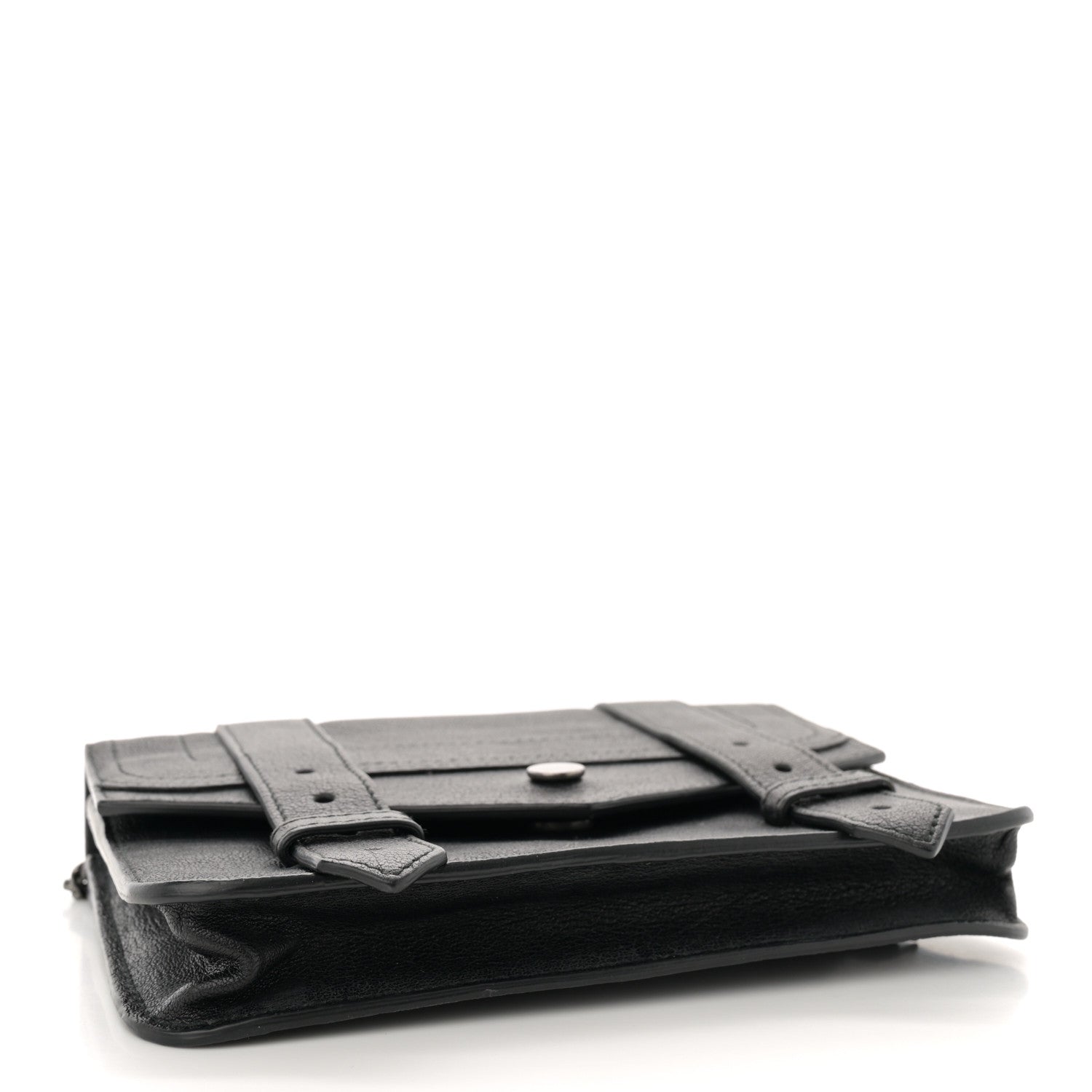 Proenza Schouler Lambskin Large PS1 Chain Wallet Black 4 of 11