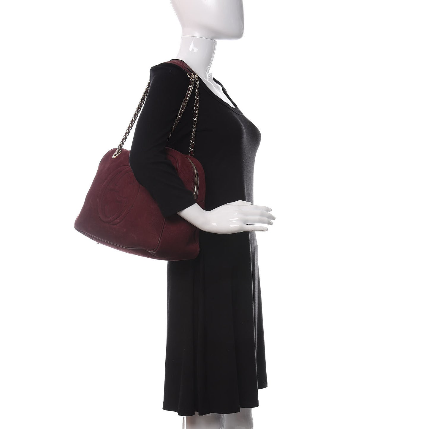 Vitello Range Medium Soho Bowler Burgundy
