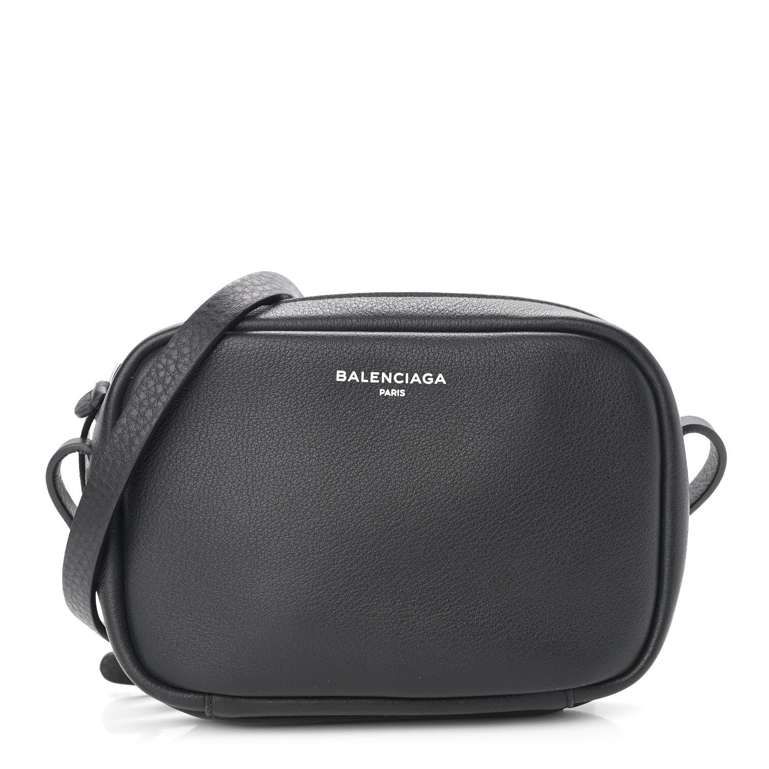 Balenciaga Calfskin Logo XS Everyday Camera Bag Black 1 of 11