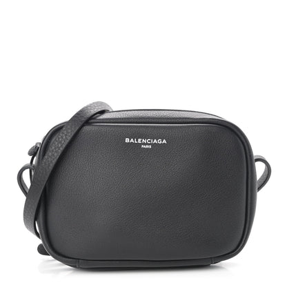 Balenciaga Calfskin Logo XS Everyday Camera Bag Black 1 of 11