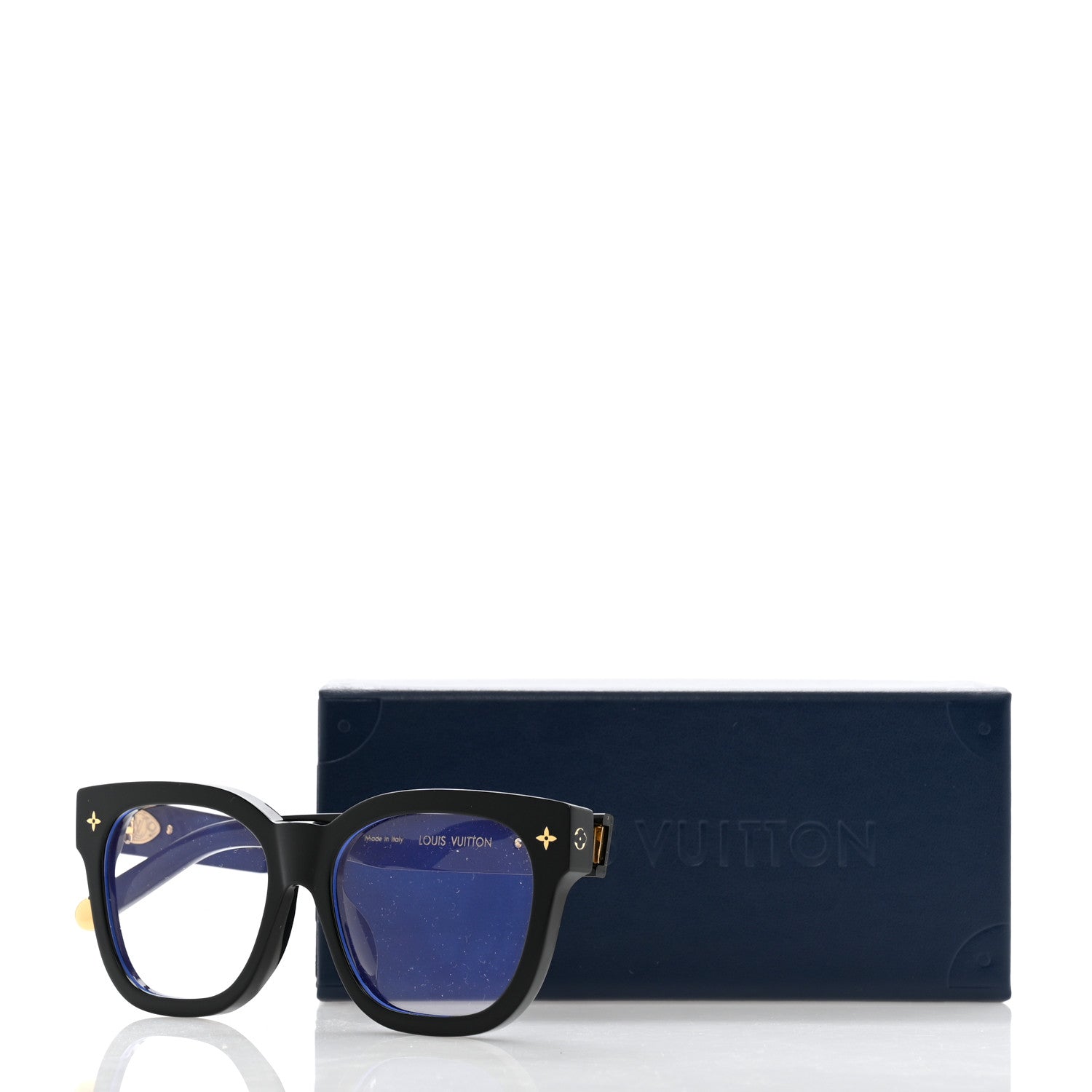 Louis Vuitton Acetate My Monogram Anti-Blue Light Sunglasses Z1633E Black 7 of 7