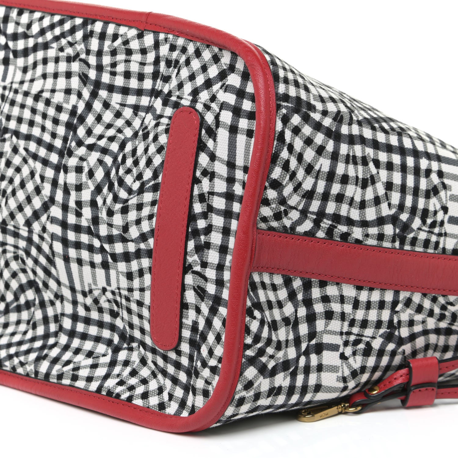 MCM Visetos Large Liz Reversible Shopper Tote Ruby Red 13 of 16
