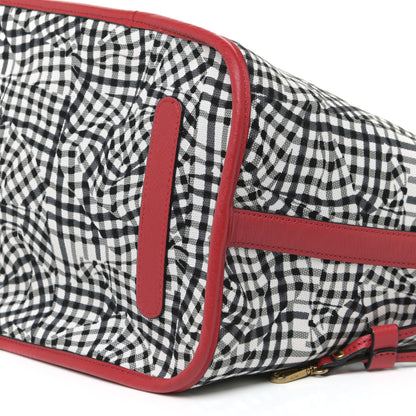 MCM Visetos Large Liz Reversible Shopper Tote Ruby Red 13 of 16