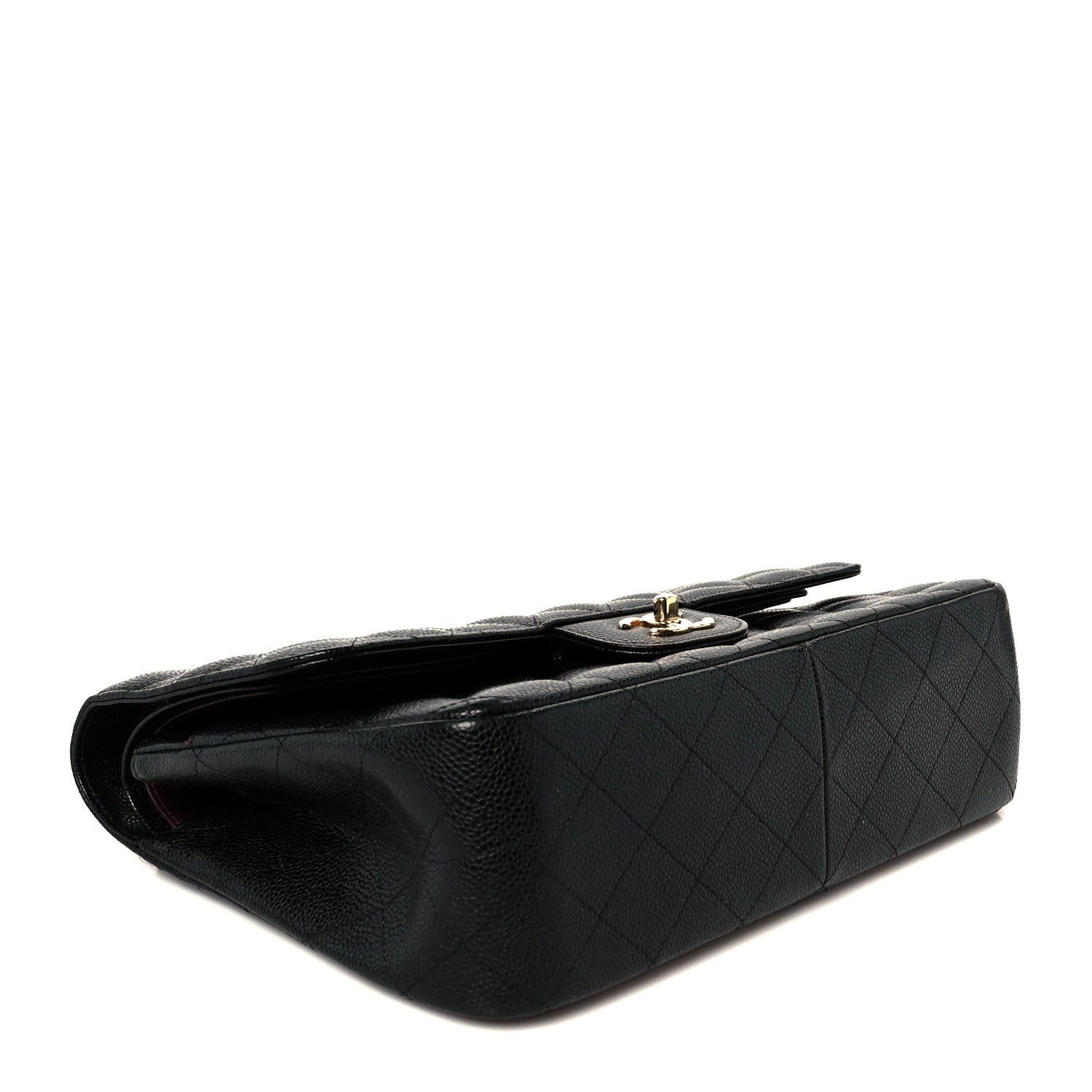 Chanel Caviar Quilted Jumbo Double Flap Black 4 of 12