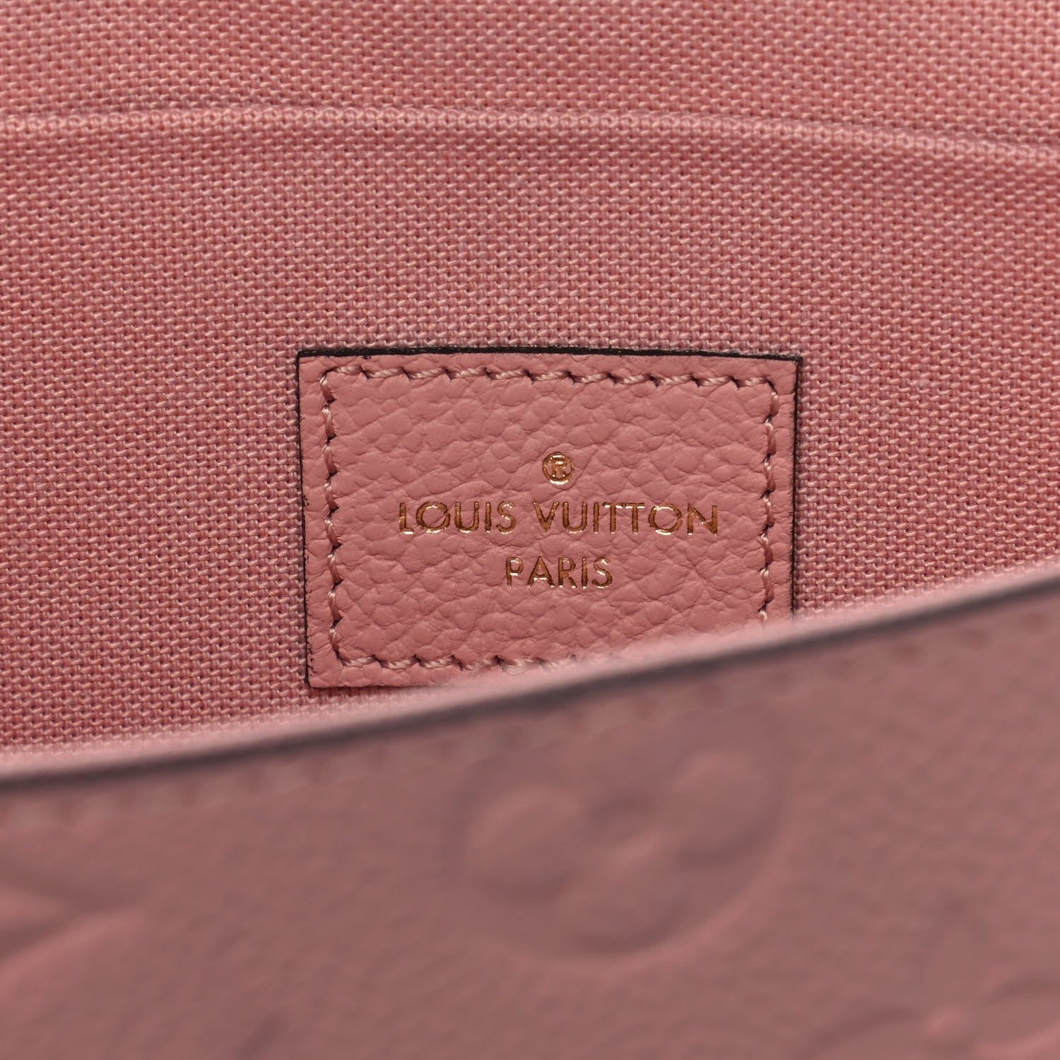 Louis Vuitton Empreinte Pochette Felicie Chain Wallet Rose Poudre 6 of 10