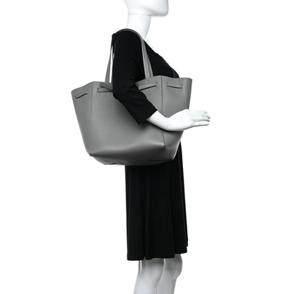 Celine Soft Grained Calfskin Small Belt Cabas Phantom Zinc 2 of 9