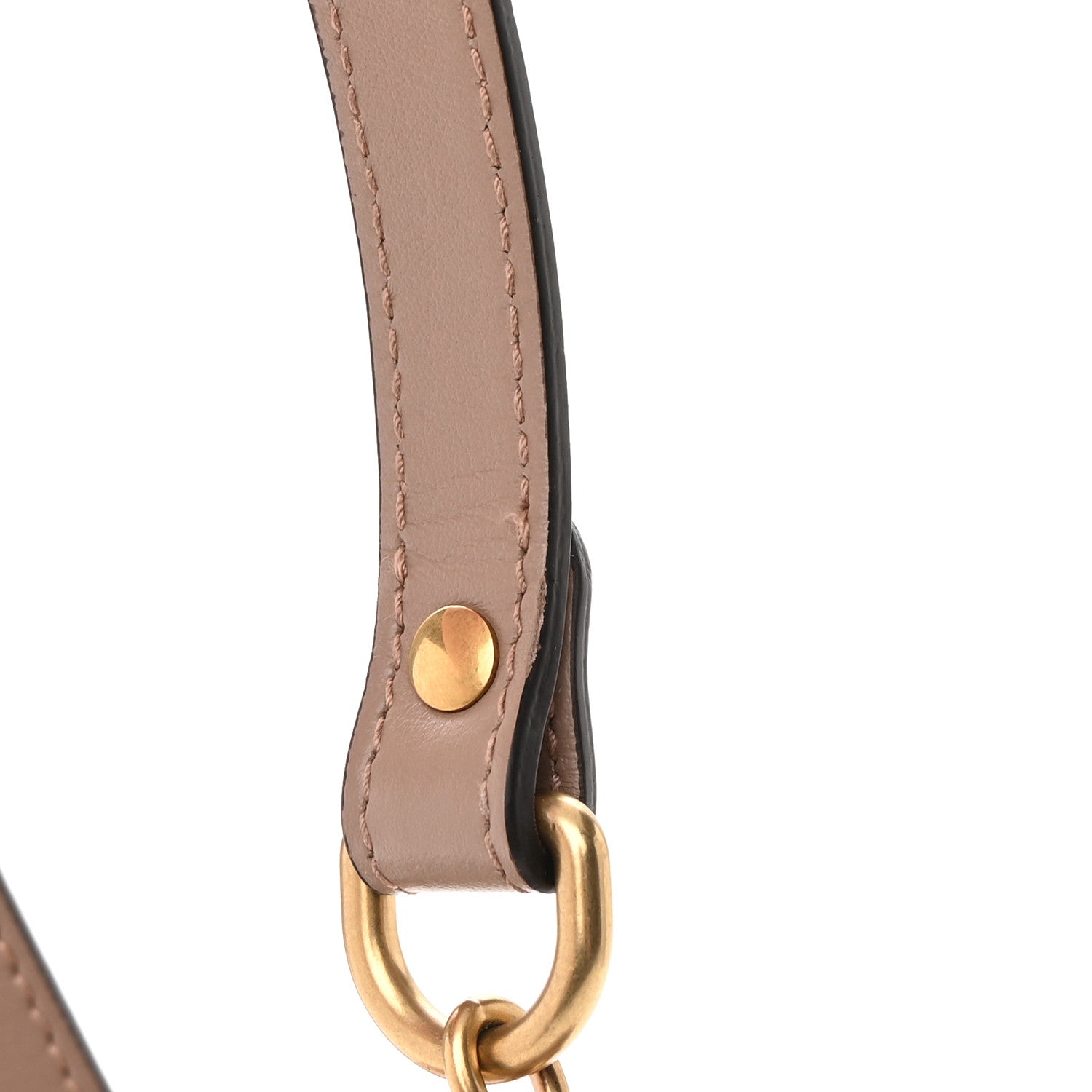 Gucci Calfskin Matelasse Mini GG Marmont Chain Shoulder Bag Porcelain Rose 11 of 13