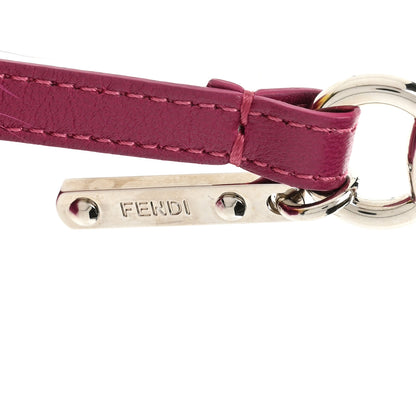 Fendi Fox Fur Shiny Nappa Bi-Color P ABCharm Bag Charm Fucsia Giallo Ciclamino 3 of 4