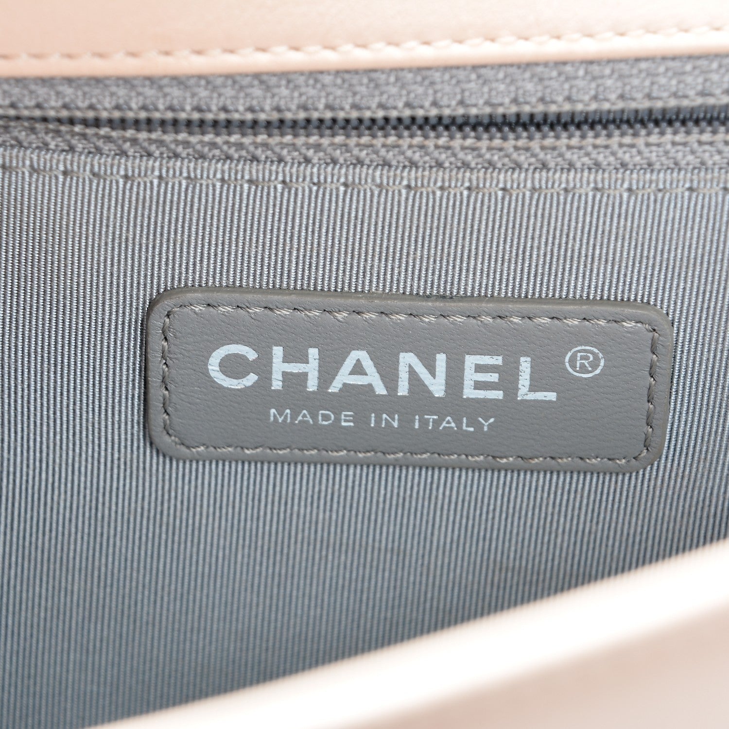 Chanel Calfskin Chevron New Medium Boy Flap Light Pink 6 of 7