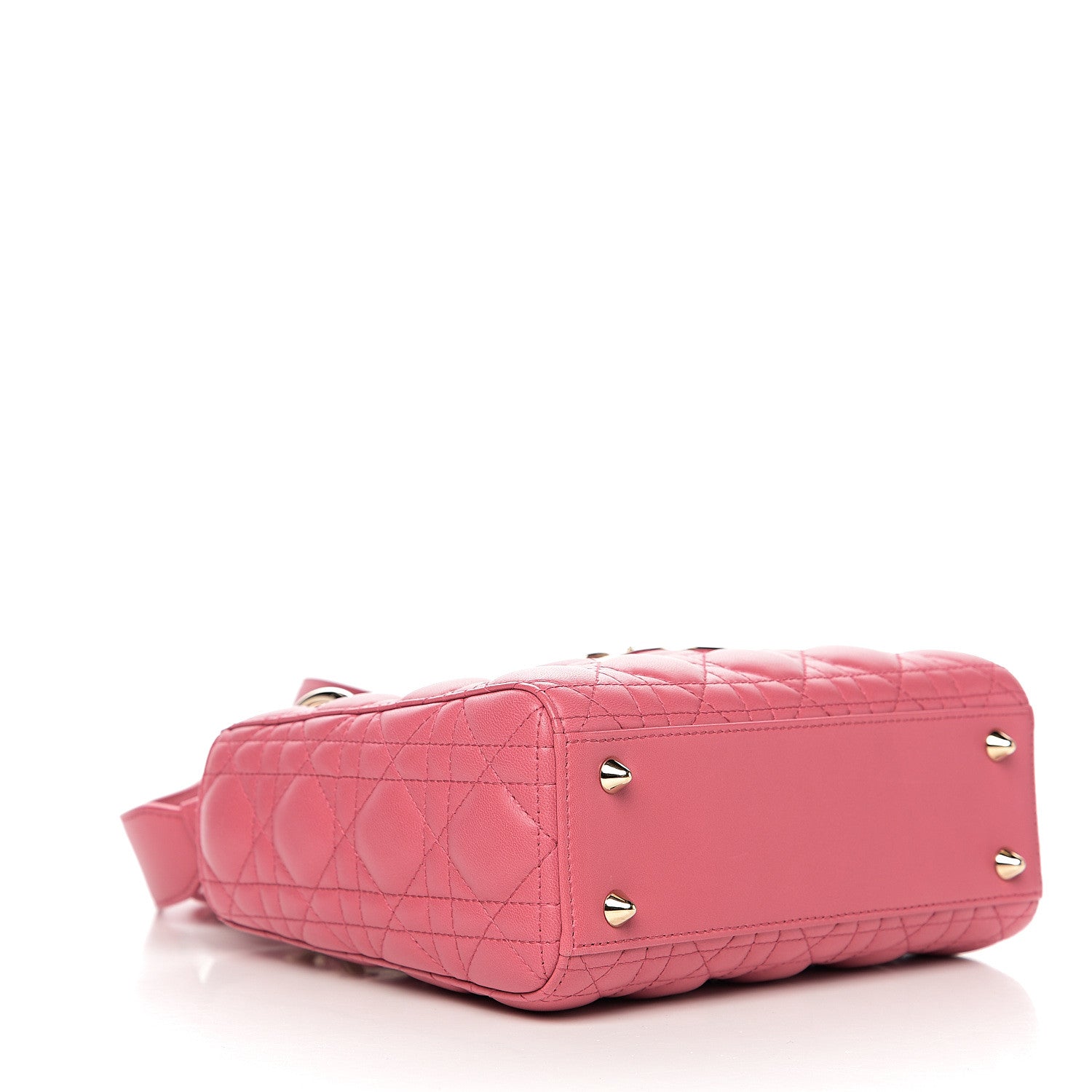 Christian Dior Lambskin Cannage Small My ABCDior Lady Dior Pink Honey 3 of 9