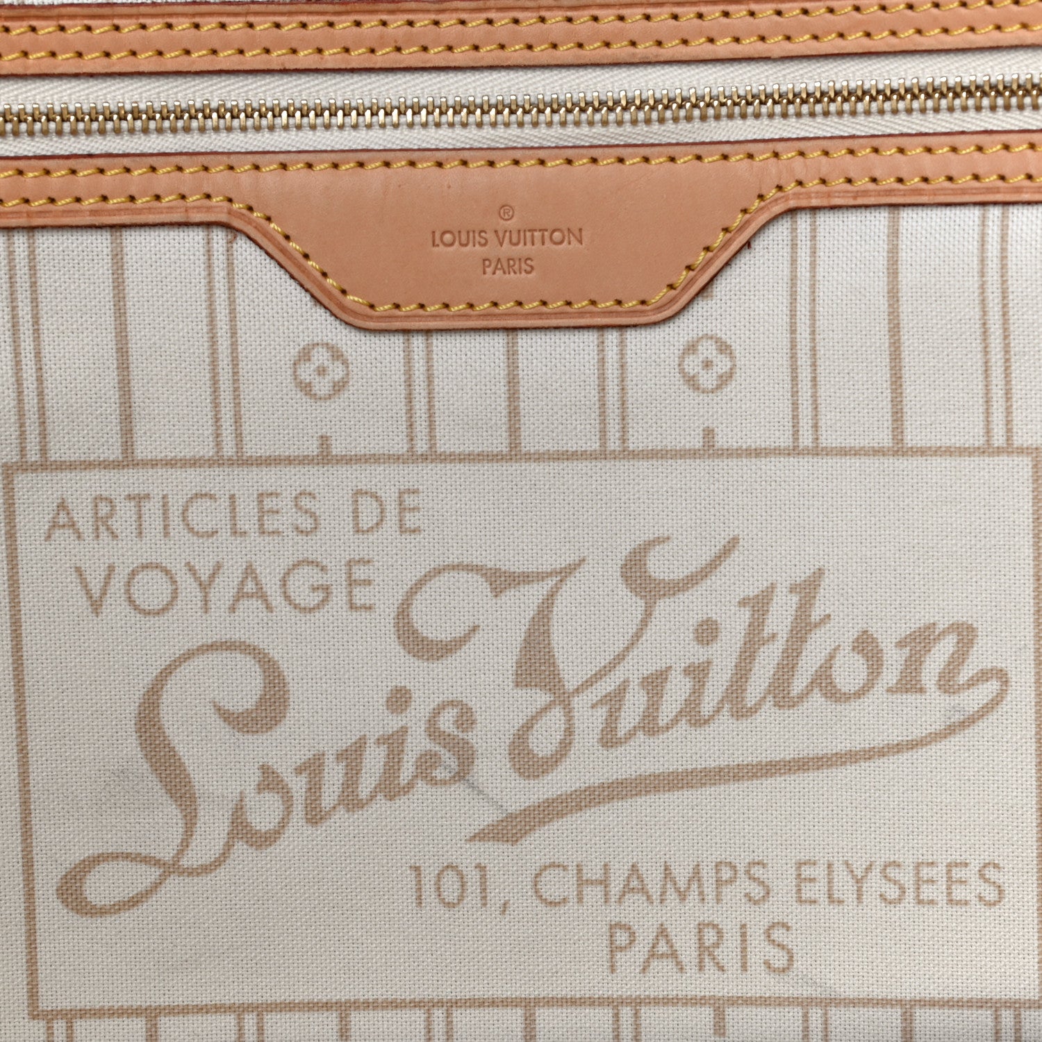 Louis Vuitton Damier Azur Neverfull GM 7 of 21