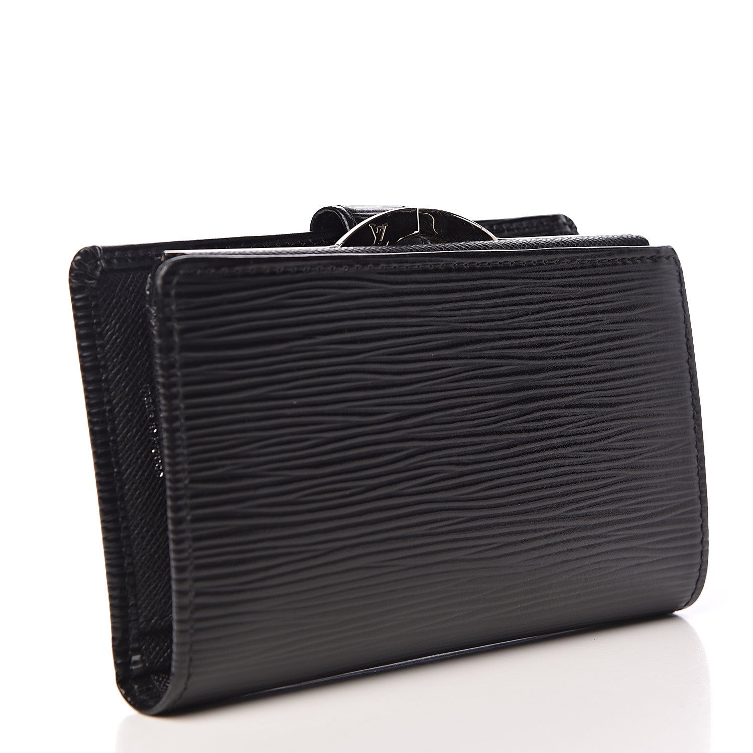 Louis Vuitton Epi French Purse Wallet Black 3 of 8