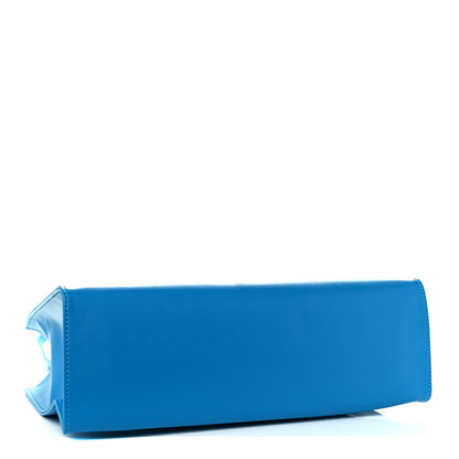 Telfar Vegan Leather Medium Shopping Bag Cyan 4 of 11
