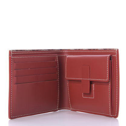 Goyard Goyardine Saint Florentin Bi-Fold Wallet Burgundy 5 of 10