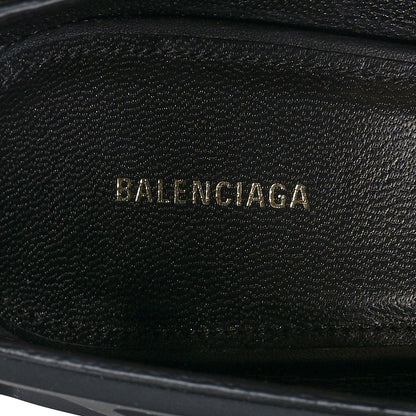 Balenciaga Silicone Calfskin Pointed 80mm Pumps 38.5 Black 7 of 9
