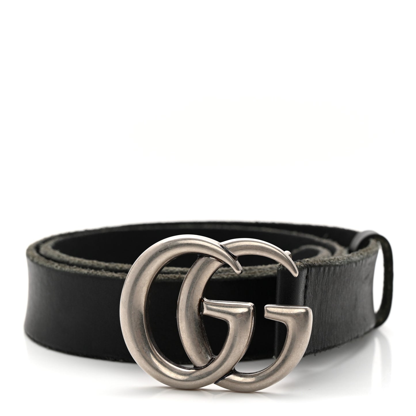 Cuoio Toscano Nickel Double G 30mm Belt 70 28 Black