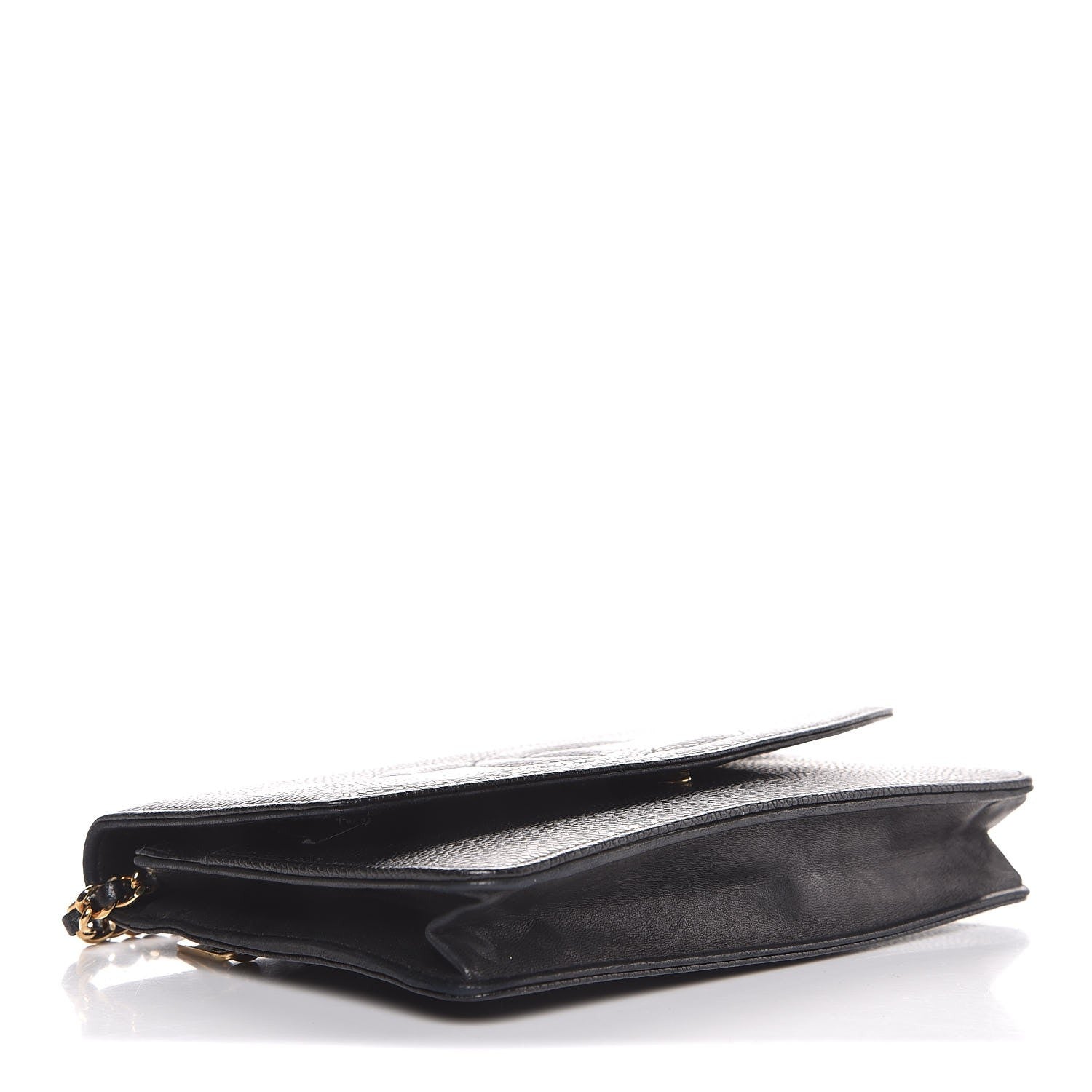 Chanel Caviar Timeless CC Wallet On Chain WOC Black 4 of 8