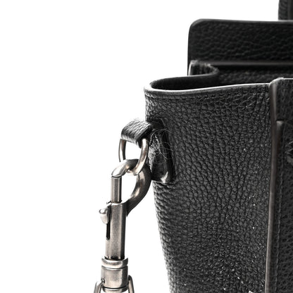 Celine Drummed Calfskin Nano Luggage Black 13 of 13