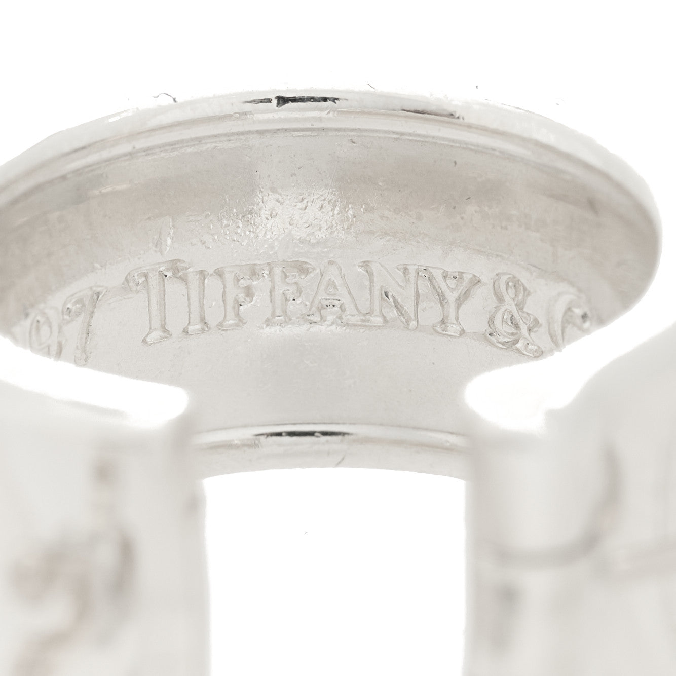 Sterling Silver Wide 1837 Hoop Earrings