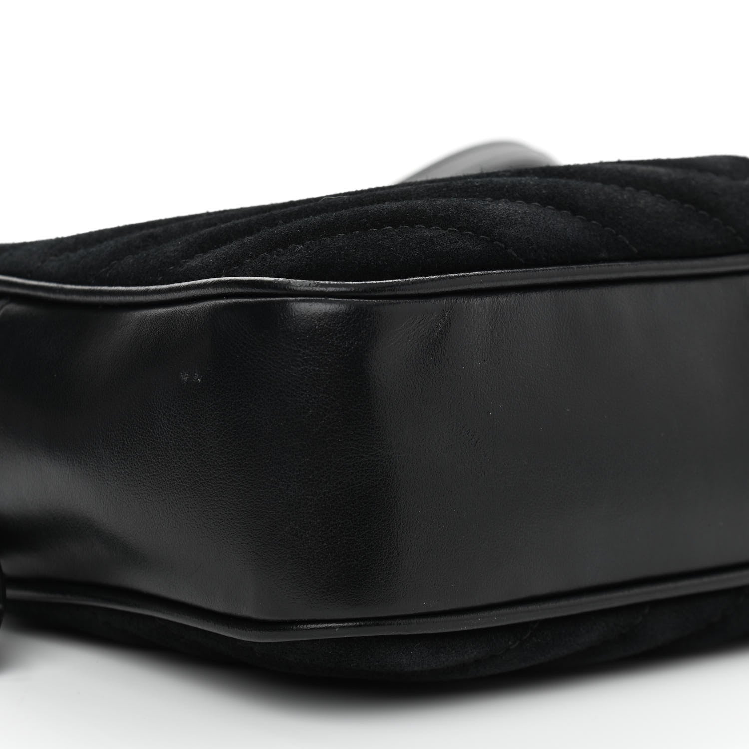 Saint Laurent Suede Calfskin Monogram Lou Camera Bag Black 9 of 12