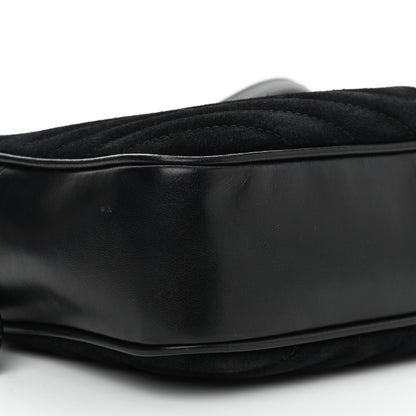Saint Laurent Suede Calfskin Monogram Lou Camera Bag Black 9 of 12