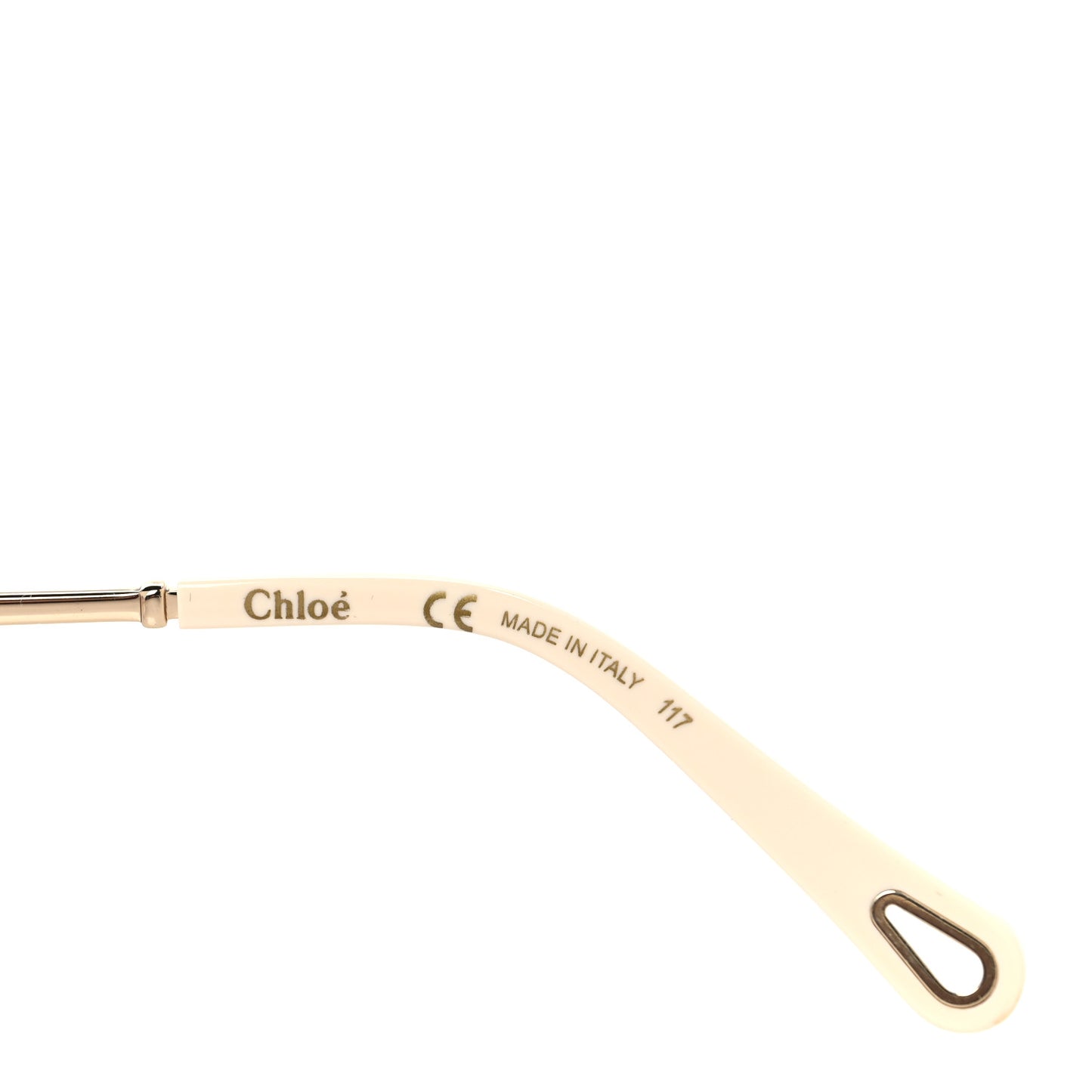 Oversize Round Sunglasses CE136S Gold Pink