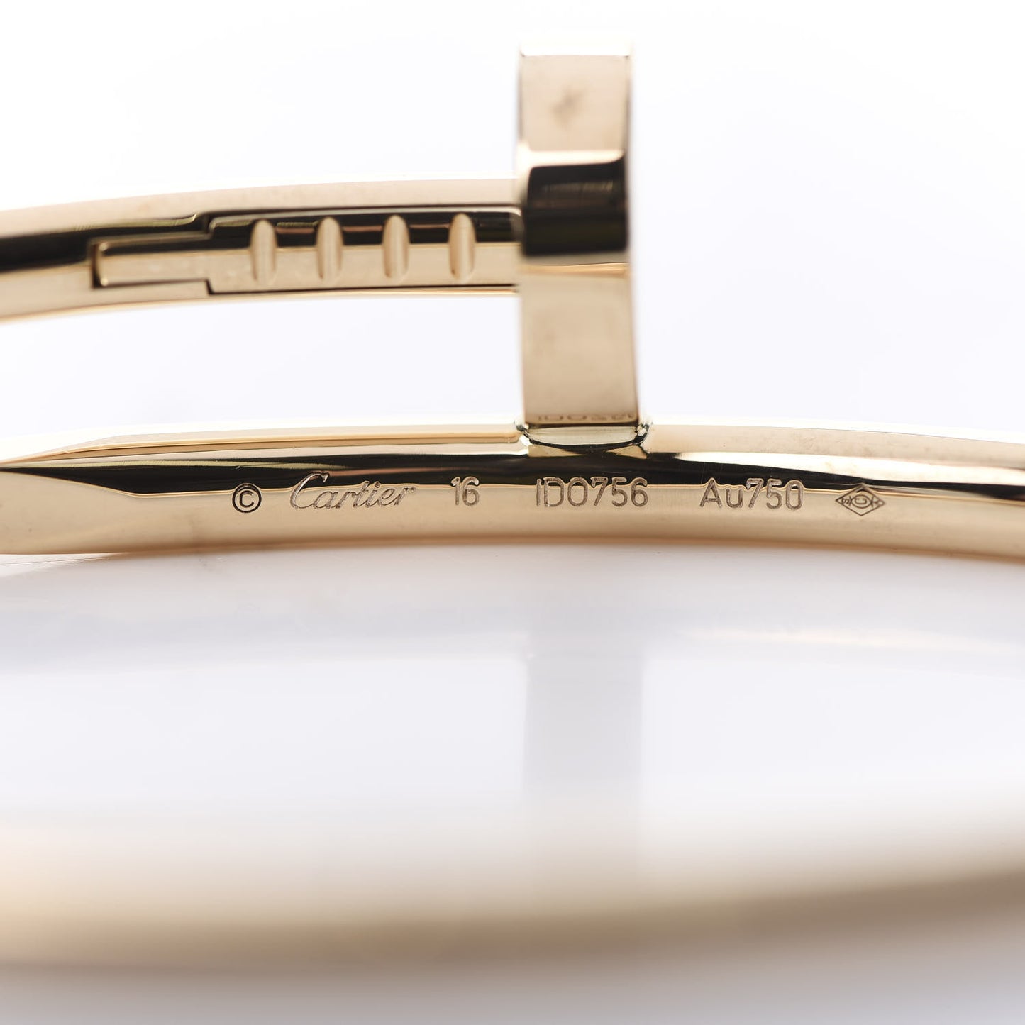18K Yellow Gold Juste Un Clou Bracelet 16