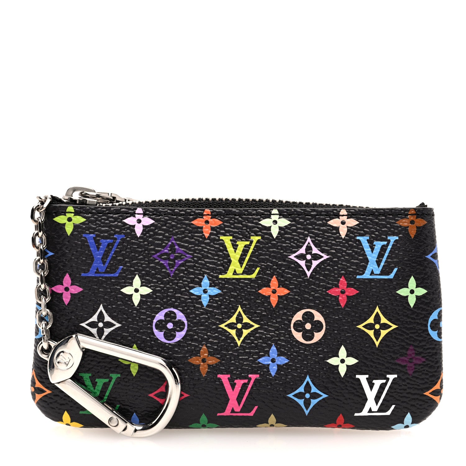 Louis Vuitton LV X TM Monogram Multicolor Key Pouch Black 1 of 7