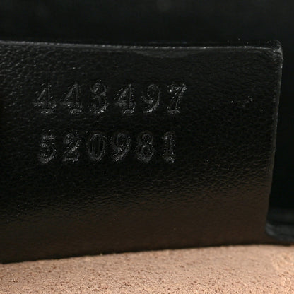Gucci Calfskin Matelasse Small GG Marmont Shoulder Bag Black 7 of 7