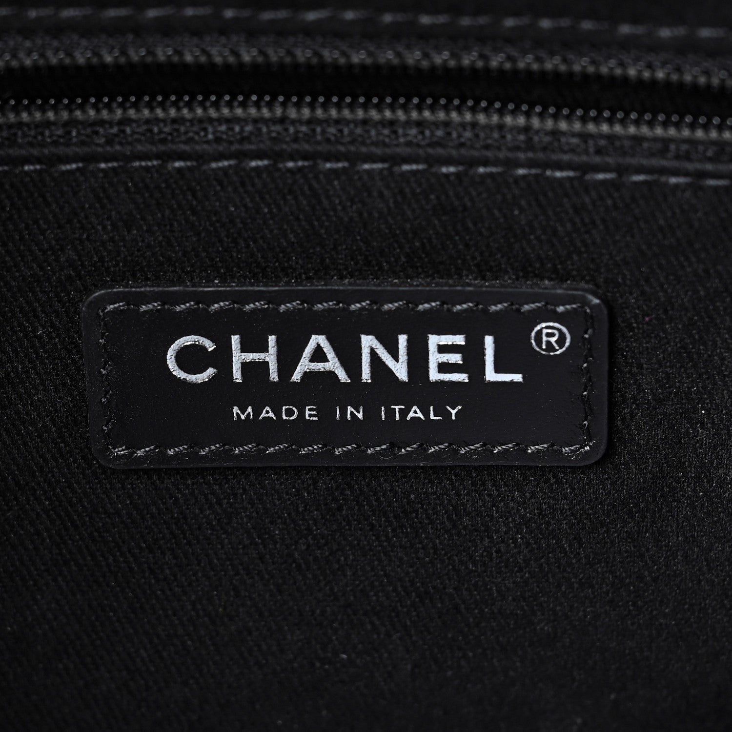 Chanel Mixed Fibers Deauville Bowling Bag Black 5 of 8